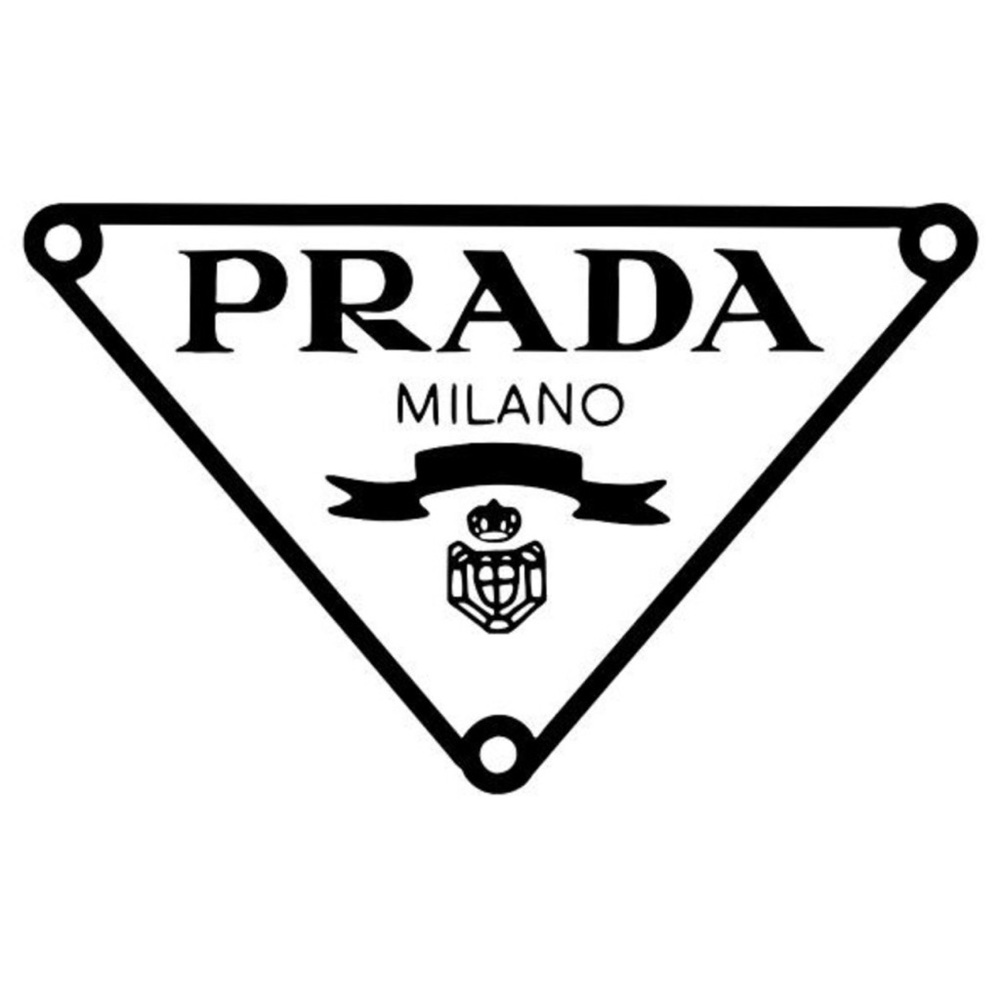 white Prada sunglasses | bright white Prada rectangular sunglasses | black tint - Picture 2 of 6